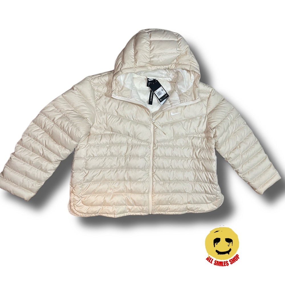 NWT Nike Downfill Jacket Women's Hooded Full Zip Gold CU5094-140 size XXL